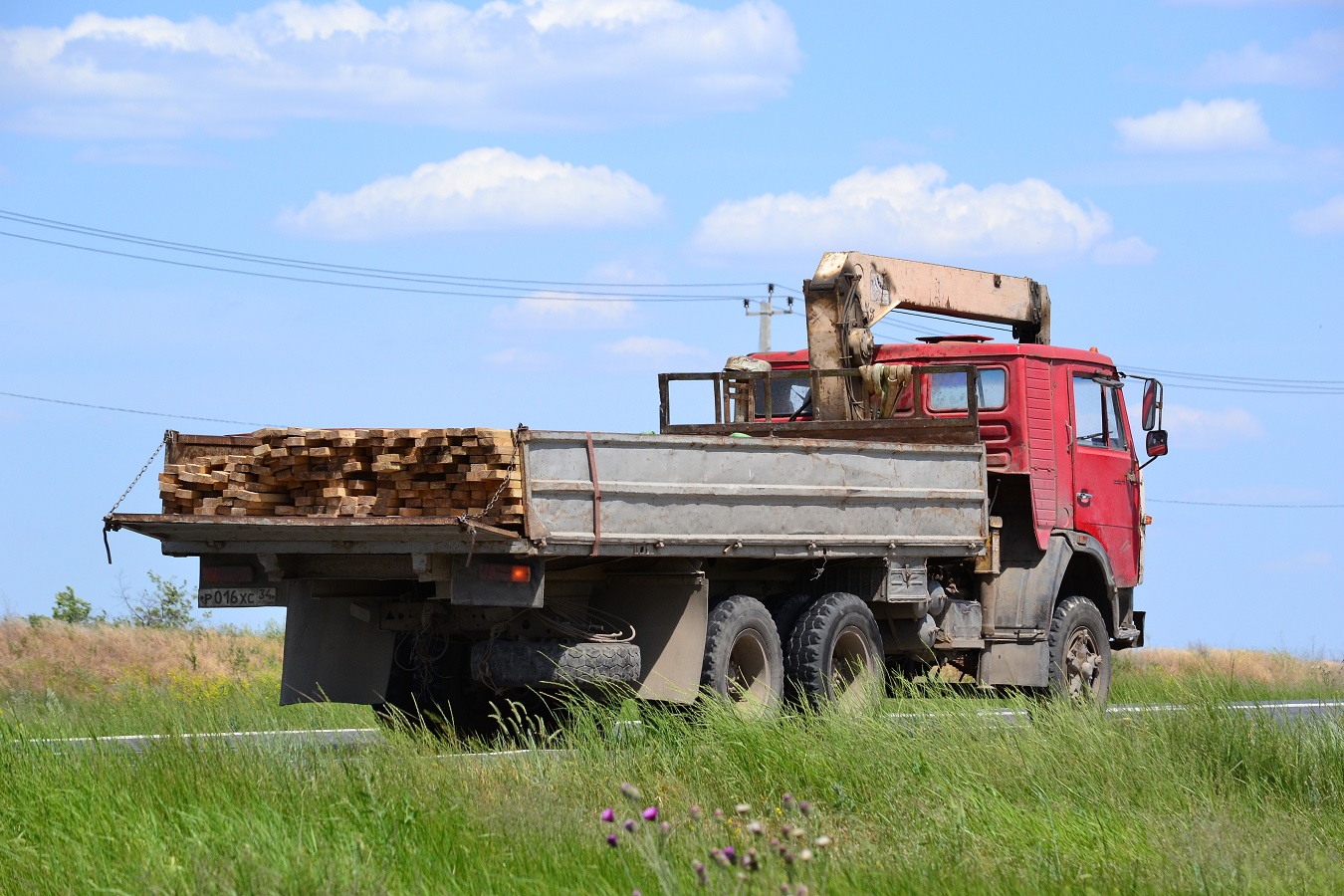 Волгоградская область, № Р 016 ХС 34 — КамАЗ-53212