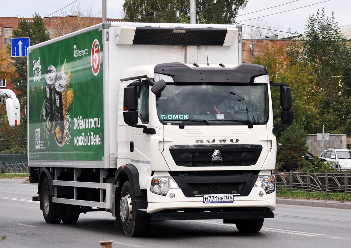 Омская область, № М 771 НК 136 — Howo T5G ZZ1167