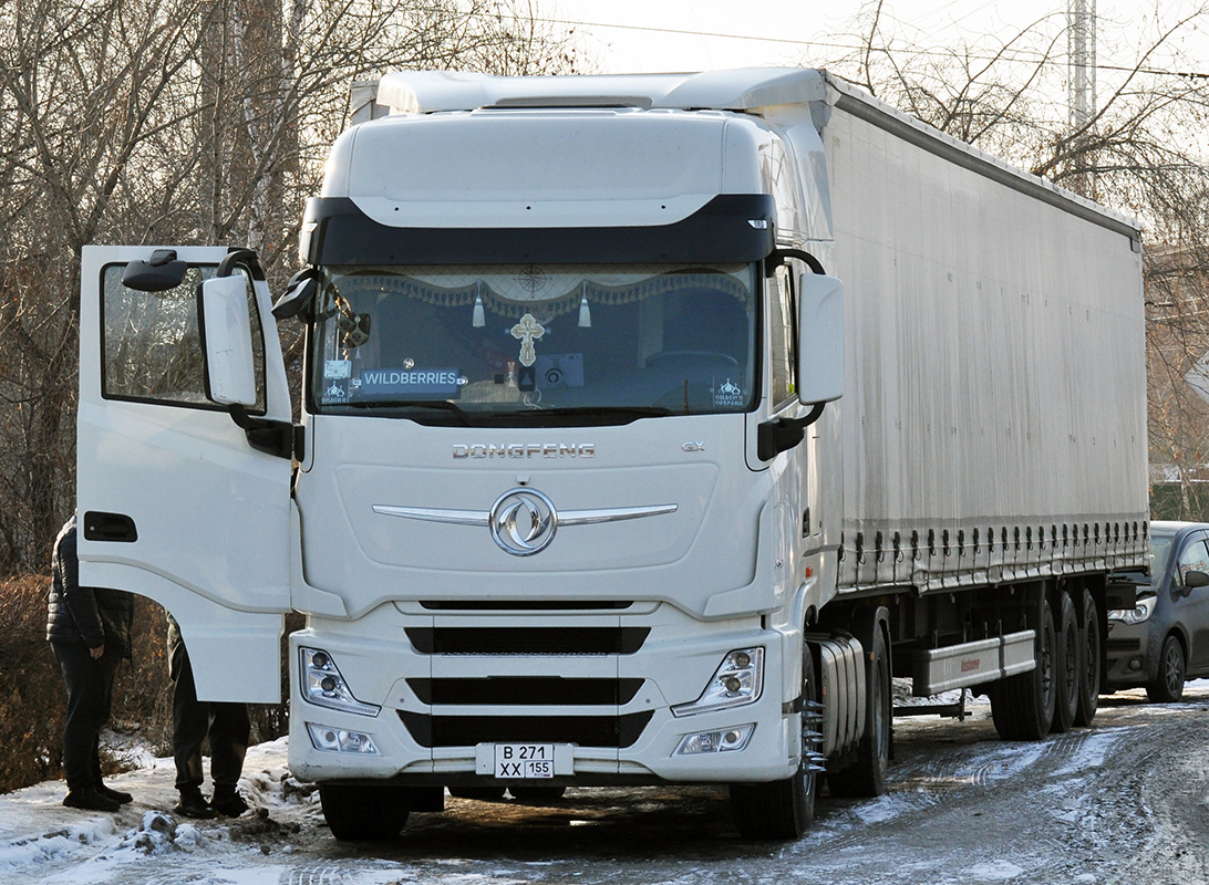 Омская область, № В 271 ХХ 155 — Dongfeng GX DFH4180