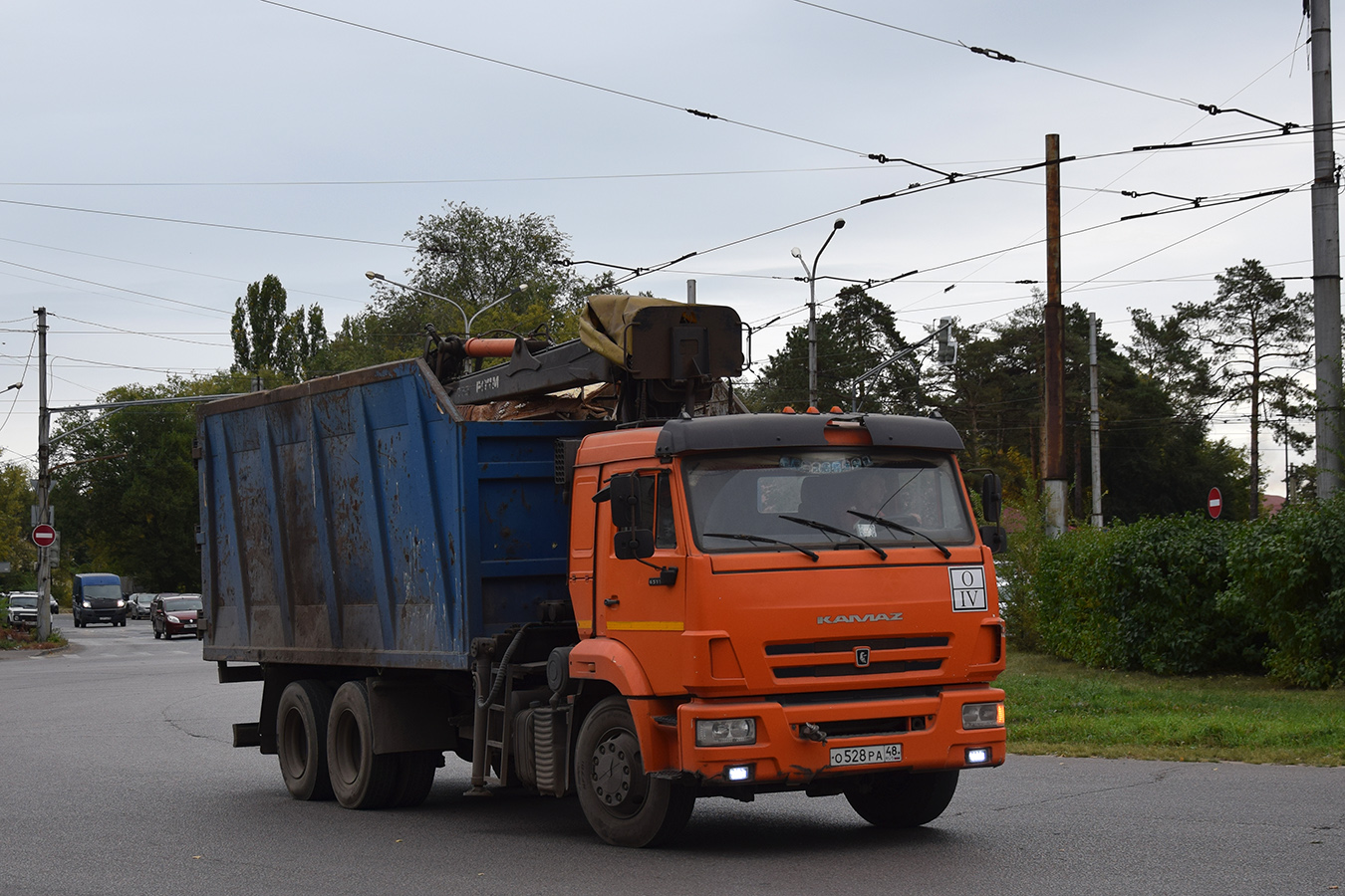 Липецкая область, № О 528 РА 48 — КамАЗ-65115 (общая модель)