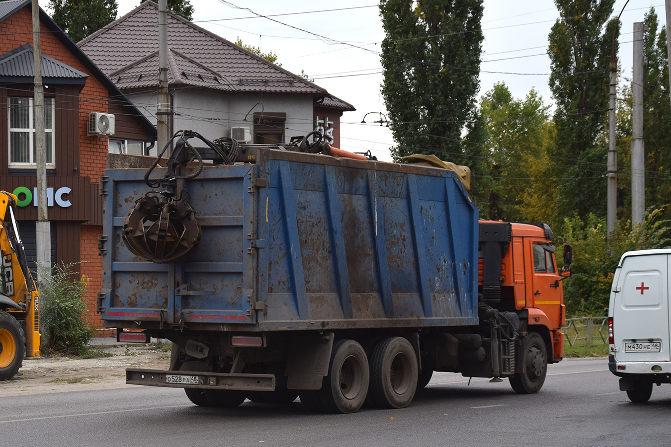 Липецкая область, № О 528 РА 48 — КамАЗ-65115 (общая модель)