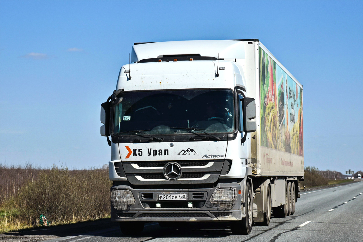 Башкортостан, № Р 201 СР 750 — Mercedes-Benz Actros ('2009) 1844