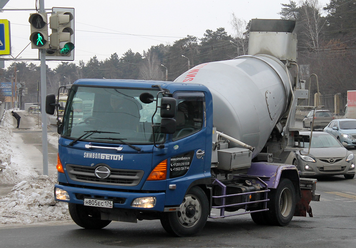 Челябинская область, № Н 805 ЕС 174 — Hino Ranger