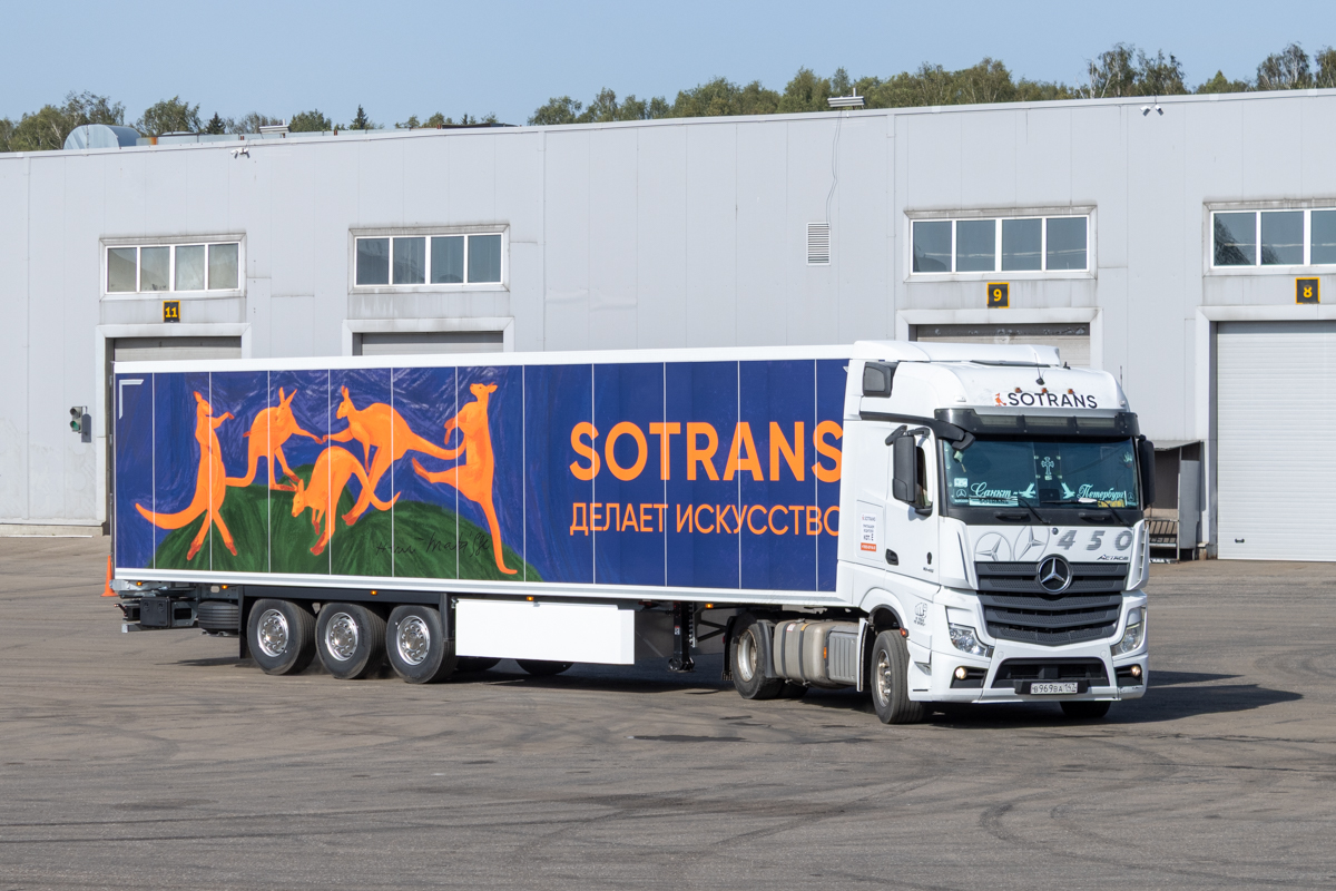 Ленинградская область, № В 969 ВА 147 — Mercedes-Benz Actros '18 1845 [Z9M]