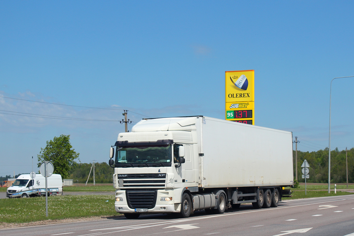 Литва, № MMG 181 — DAF XF105 FT