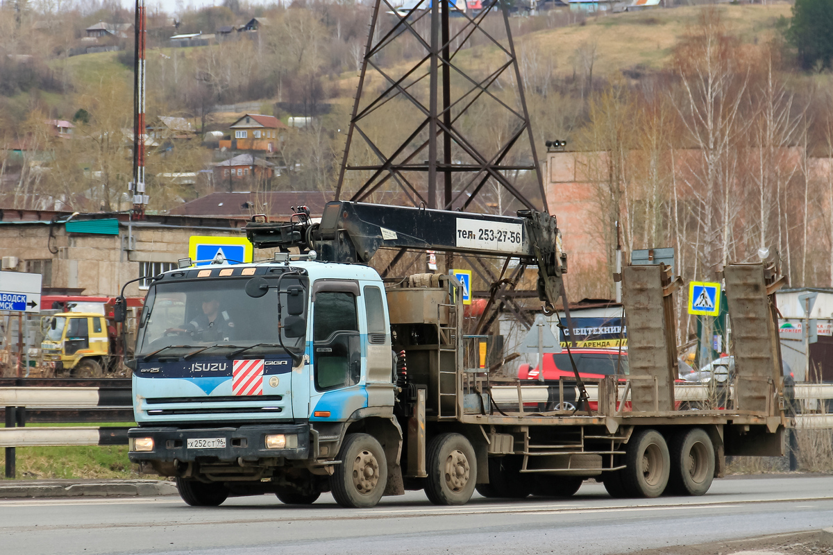 Свердловская область, № Х 252 СТ 96 — Isuzu Giga (общая модель)