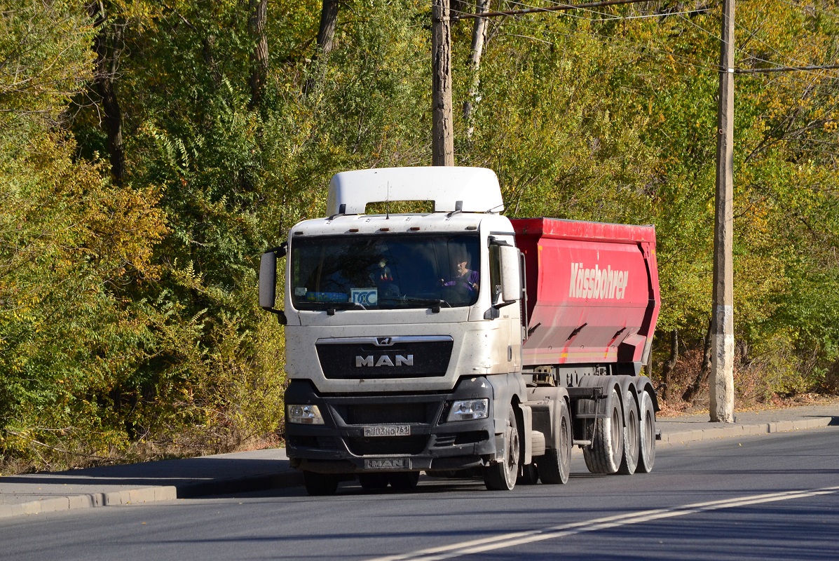 Волгоградская область, № Р 103 НО 761 — MAN TGX ('2007) 18.400