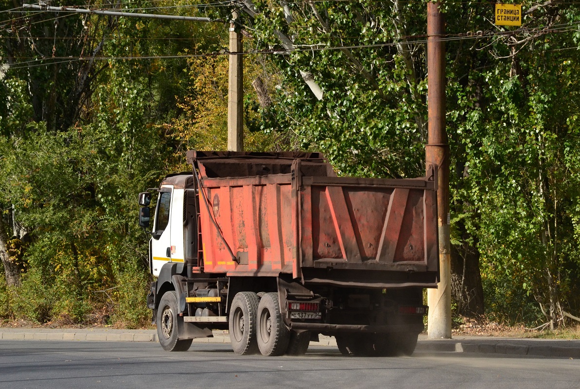 Волгоградская область, № С 137 УУ 34 — Renault Kerax [X9P]