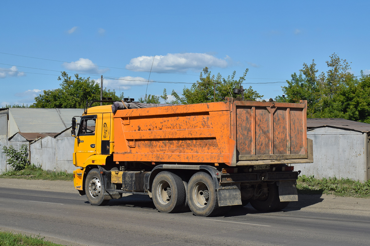 Алтайский край, № К 594 УО 22 — КамАЗ-65116-N3(78)