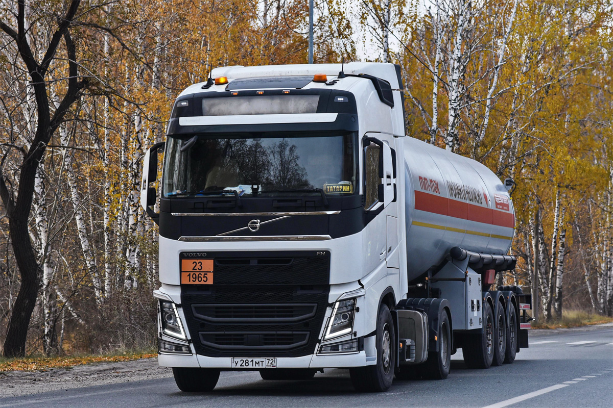 Тюменская область, № У 281 МТ 72 — Volvo ('2012) FH.460 [X9P]