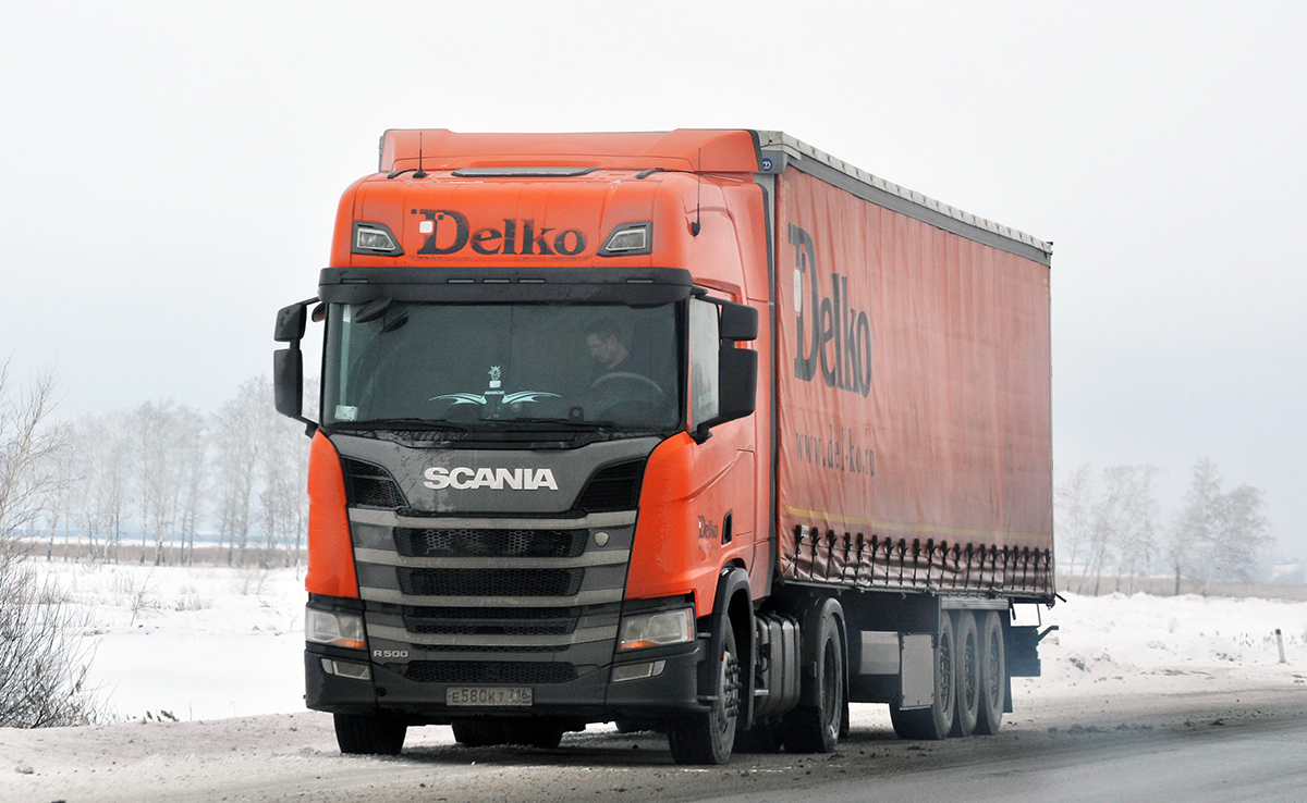 Татарстан, № Е 580 КТ 716 — Scania ('2016) R500