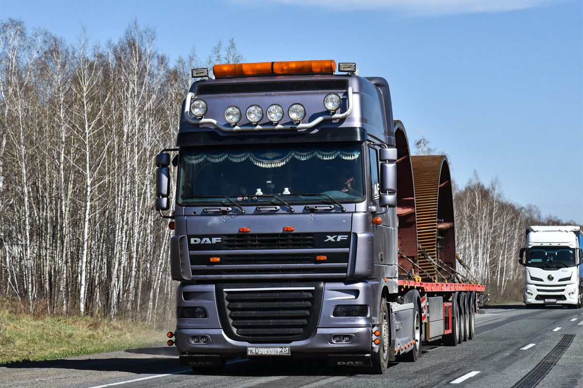 Амурская область, № К 098 УВ 28 — DAF XF105 FT