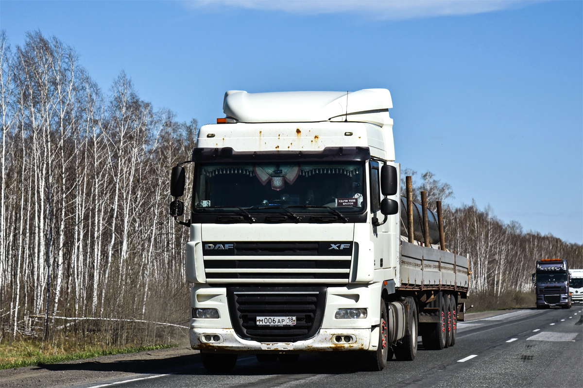 Удмуртия, № М 006 АР 18 — DAF XF105 FT