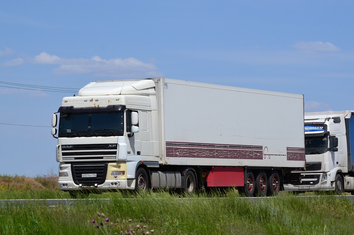 Волгоградская область, № В 507 ВХ 134 — DAF XF105 FT