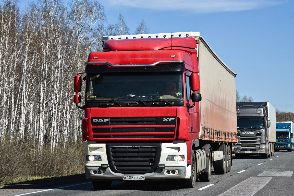 Хакасия, № В 105 ЕУ 19 — DAF XF105 FT