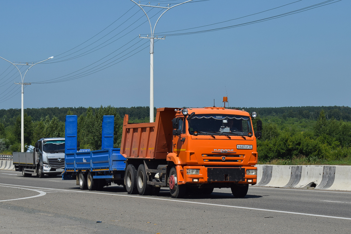 Алтайский край, № В 660 ХР 22 — КамАЗ-65115-42