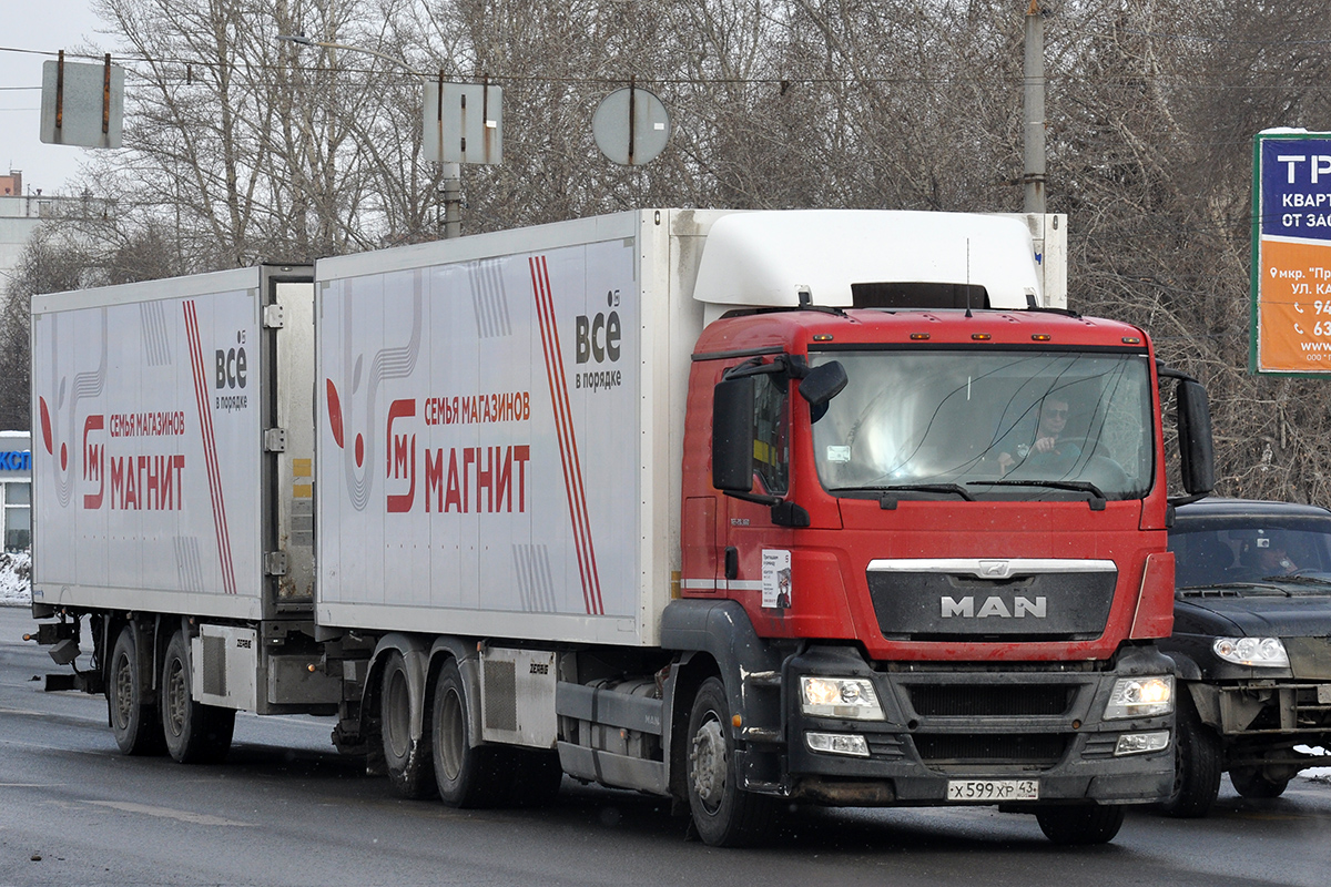 Омская область, № Х 599 ХР 43 — MAN TGS 28.360