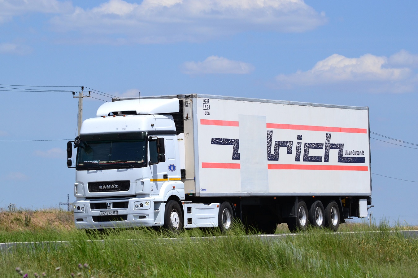 Краснодарский край, № Х 413 РС 193 — КамАЗ-5490-T5(68)