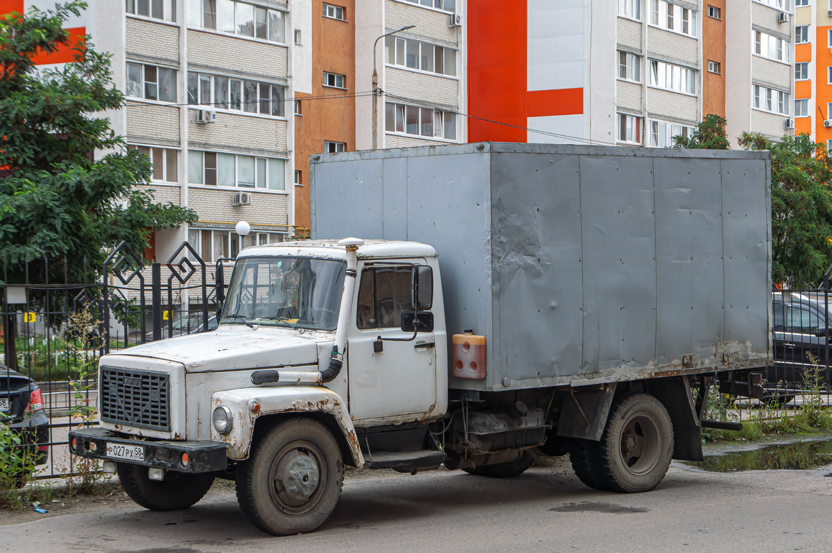 Пензенская область, № Р 027 РХ 58 — ГАЗ-3309