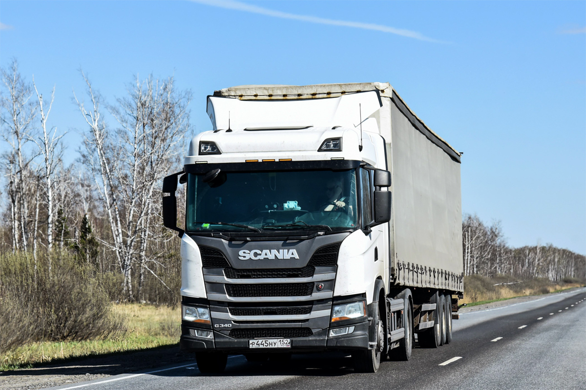 Нижегородская область, № Р 445 НУ 152 — Scania ('2016) G340