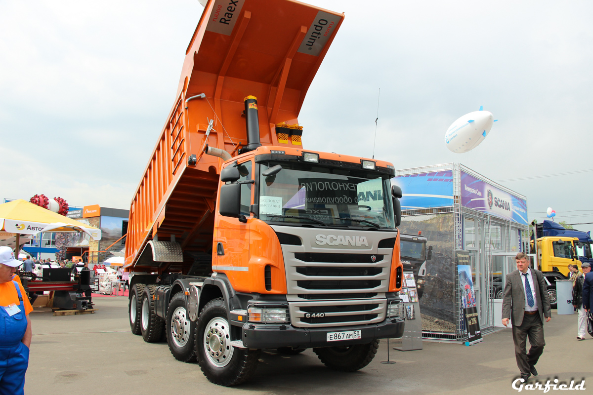 Кемеровская область, № Е 867 АМ 50 — Scania ('2013) G440; Кемеровская область — Новые автомобили; Кемеровская область — Уголь России и Майнинг 2013