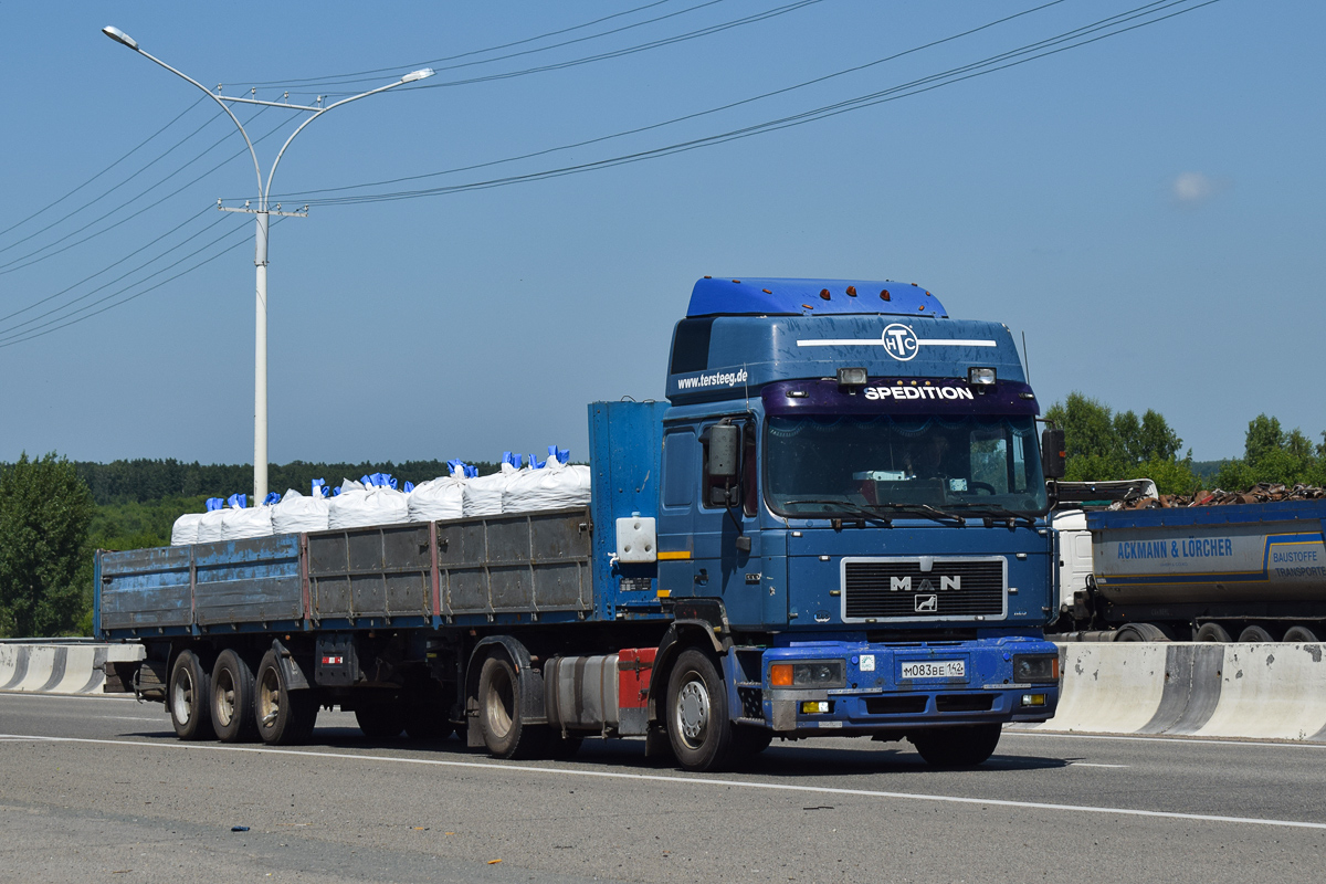 Кемеровская область, № М 083 ВЕ 142 — MAN F2000 19.xxx (общая)
