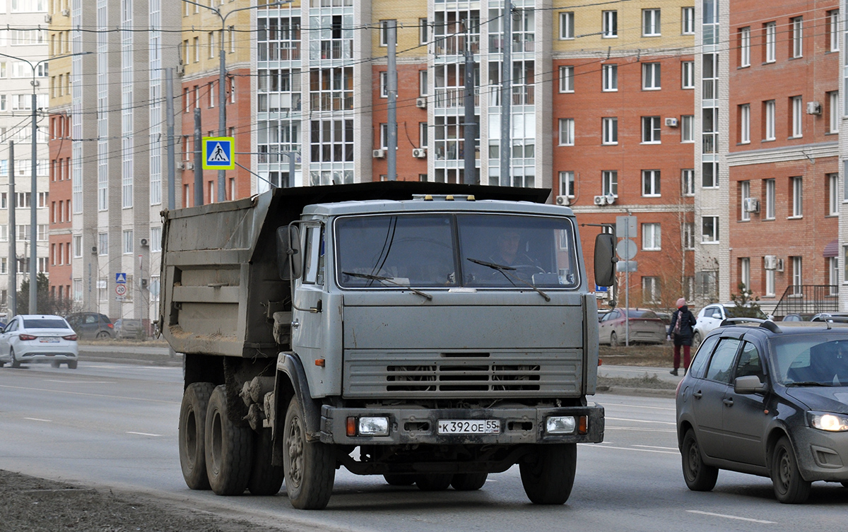 Омская область, № К 392 ОЕ 55 — КамАЗ (общая модель)