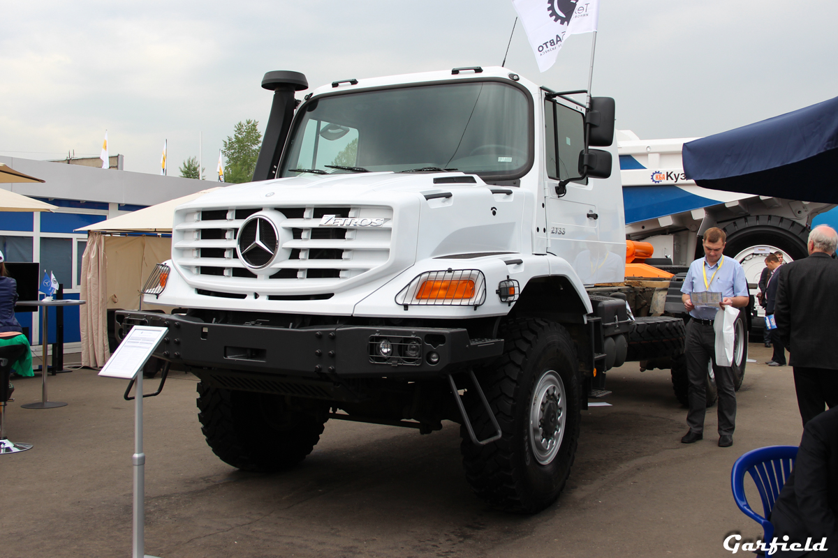 Кемеровская область, № (42) Б/Н 0097 — Mercedes-Benz Zetros 2733; Кемеровская область — Автомобили без номеров; Кемеровская область — Новые автомобили; Кемеровская область — Уголь России и Майнинг 2013