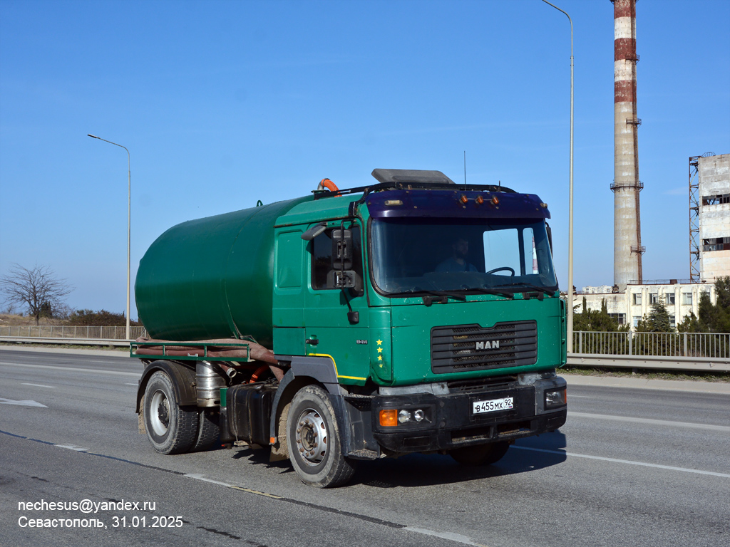 Севастополь, № В 455 МХ 92 — МАЗ-MAN-5432