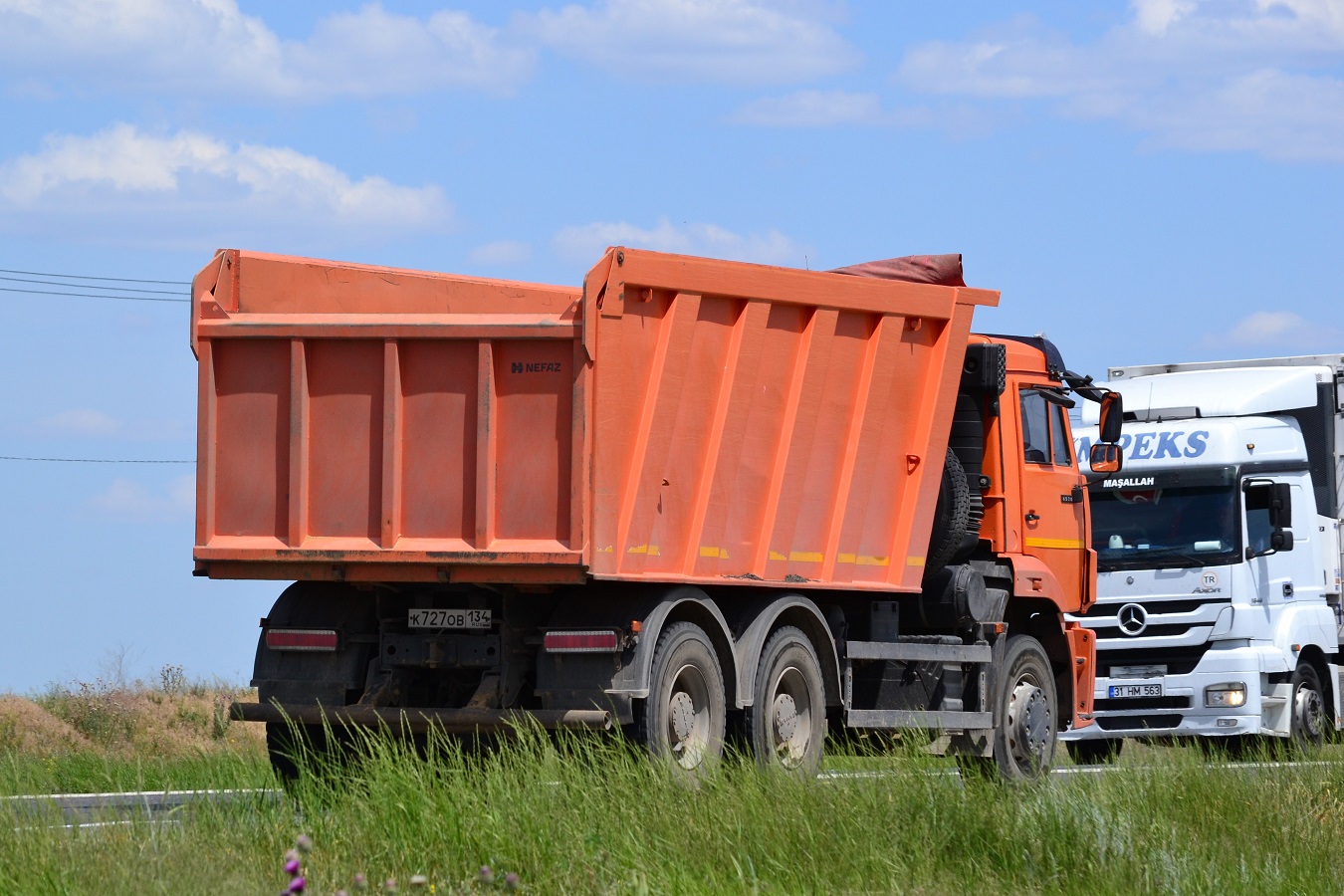 Волгоградская область, № К 727 ОВ 134 — КамАЗ-6520-43