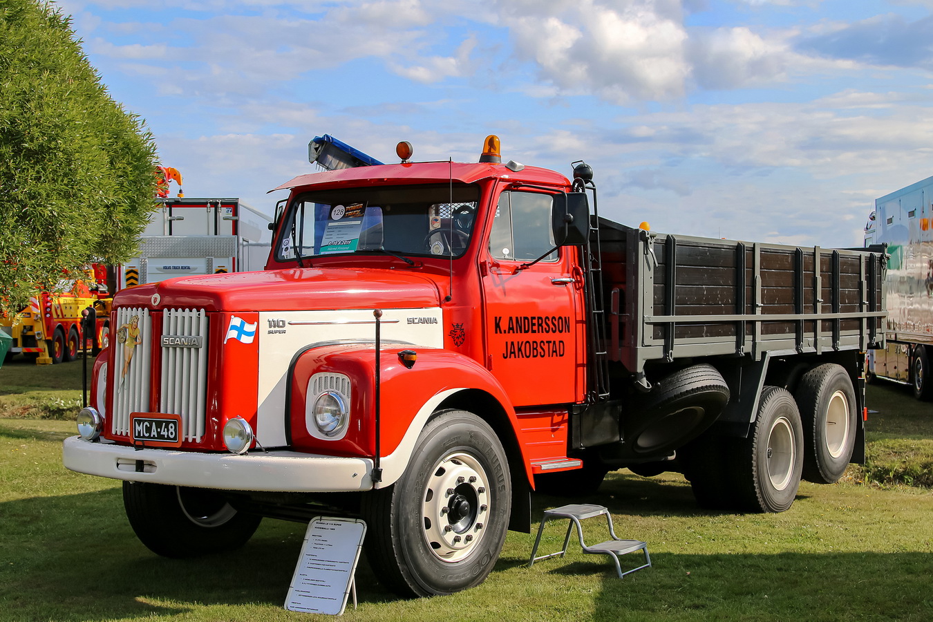 Финляндия, № MCA-48 — Scania-Vabis (общая модель); Финляндия — Power Truck Show 2019