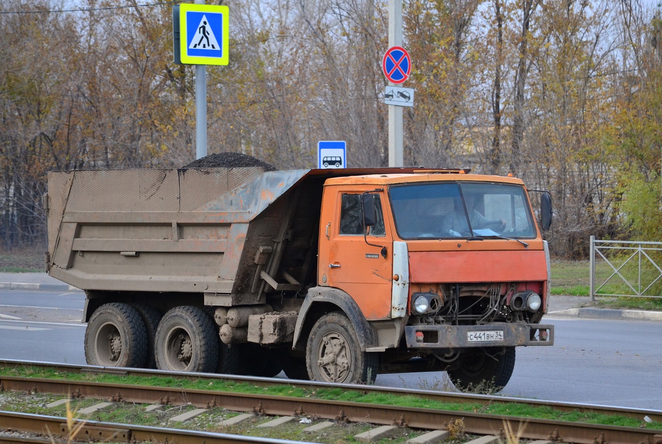 Волгоградская область, № С 441 ВН 34 — КамАЗ-5511