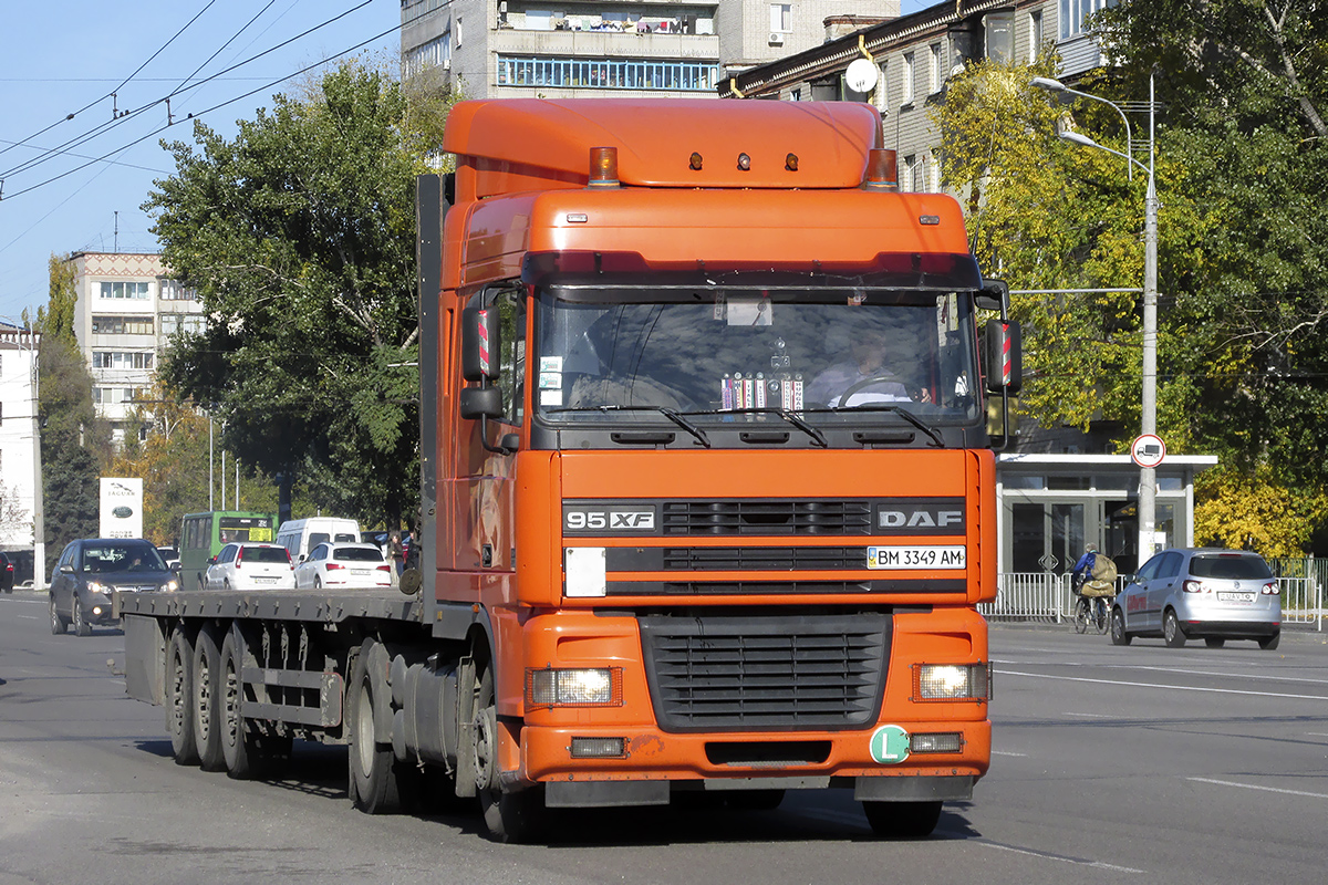 Сумская область, № ВМ 3349 АМ — DAF 95XF FT