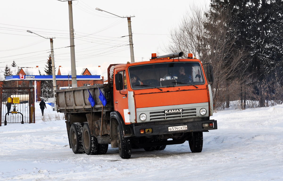Омская область, № В 514 СХ 55 — КамАЗ-5320