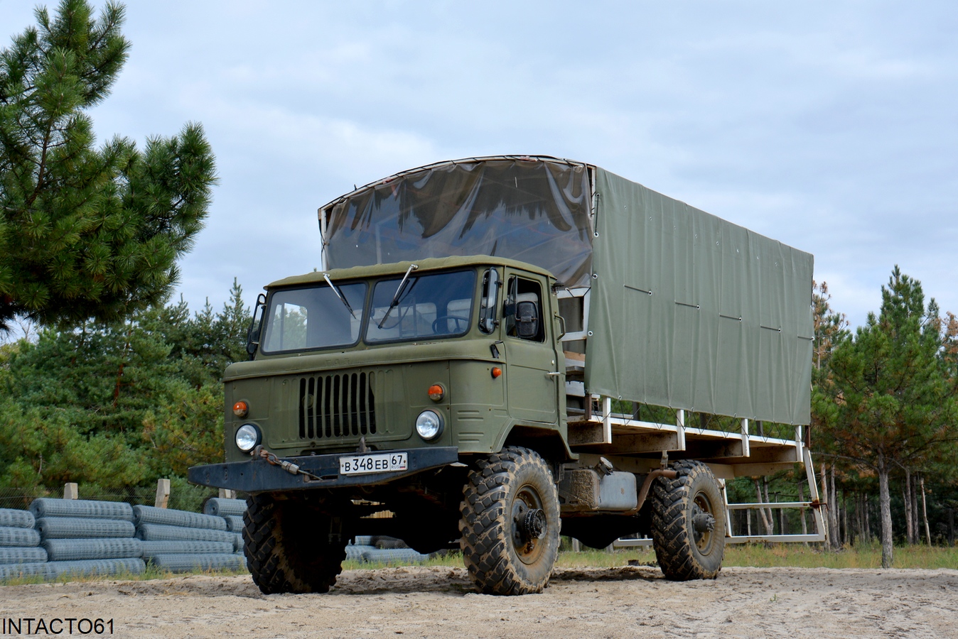 Ростовская область, № В 348 ЕВ 67 — ГАЗ-66-02