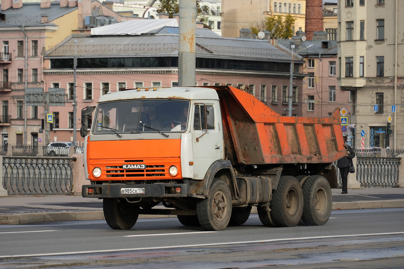 Санкт-Петербург, № В 985 СХ 178 — КамАЗ-55111-01 [55111A]