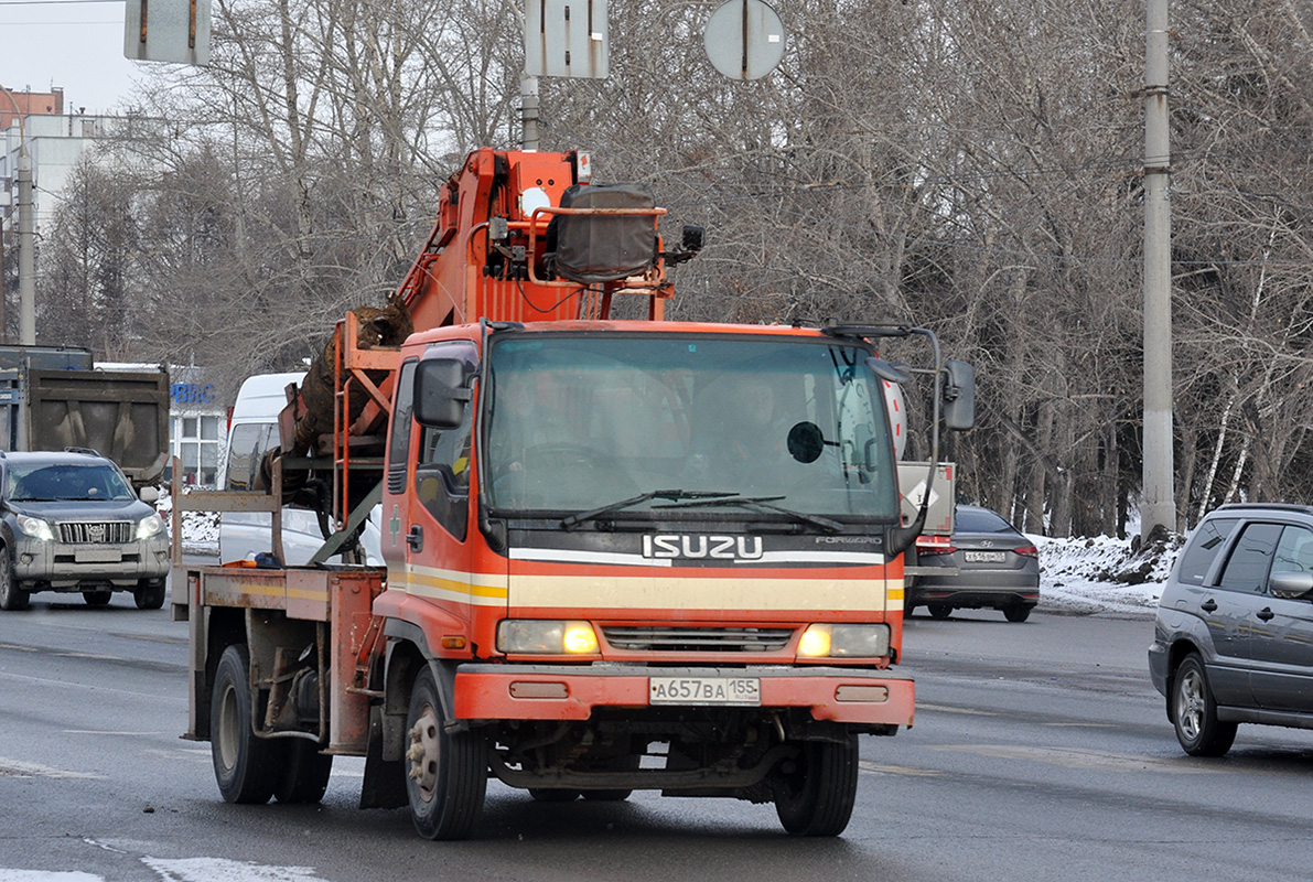 Омская область, № А 657 ВА 155 — Isuzu Forward (общая модель)
