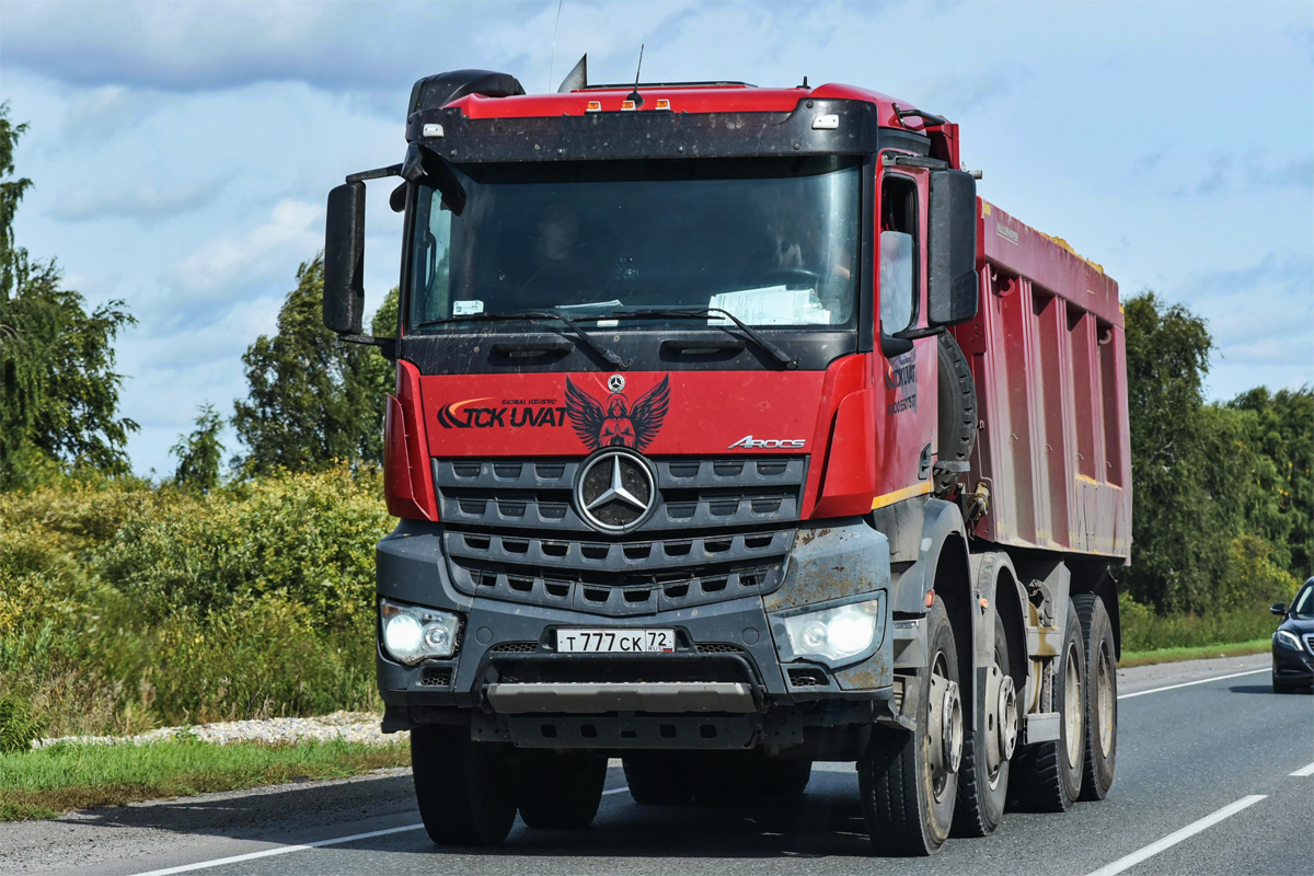 Тюменская область, № Т 777 СК 72 — Mercedes-Benz Arocs (общ.м)