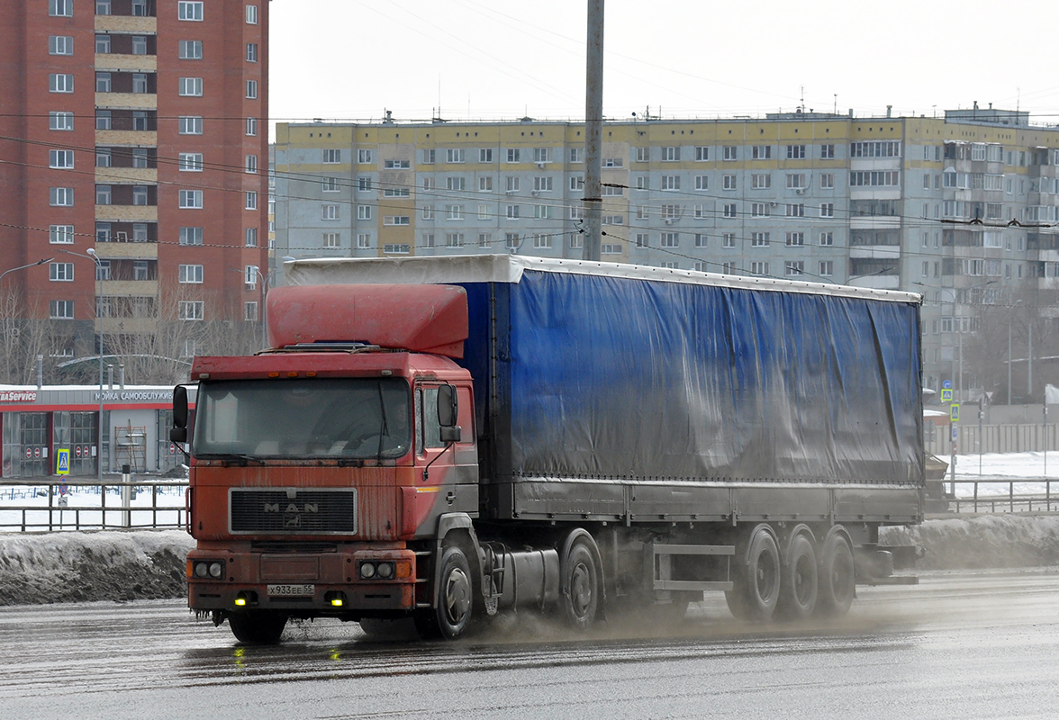 Омская область, № Х 933 ЕЕ 55 — MAN F90 19.372