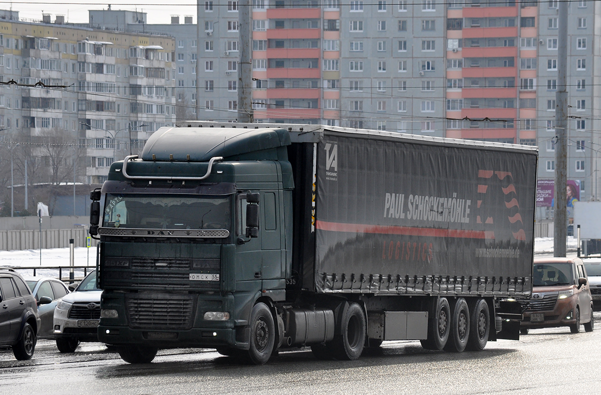 Омская область, № М 752 ХТ 55 — DAF 95XF FT