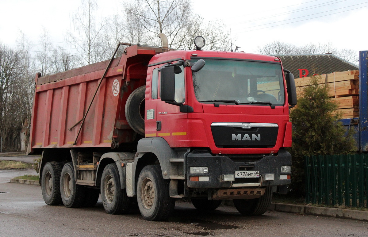 Псковская область, № К 726 МУ 60 — MAN TGS 41.400