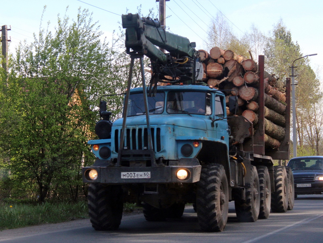 Псковская область, № М 003 ЕН 60 — Урал-43443 (СТ-Авто)