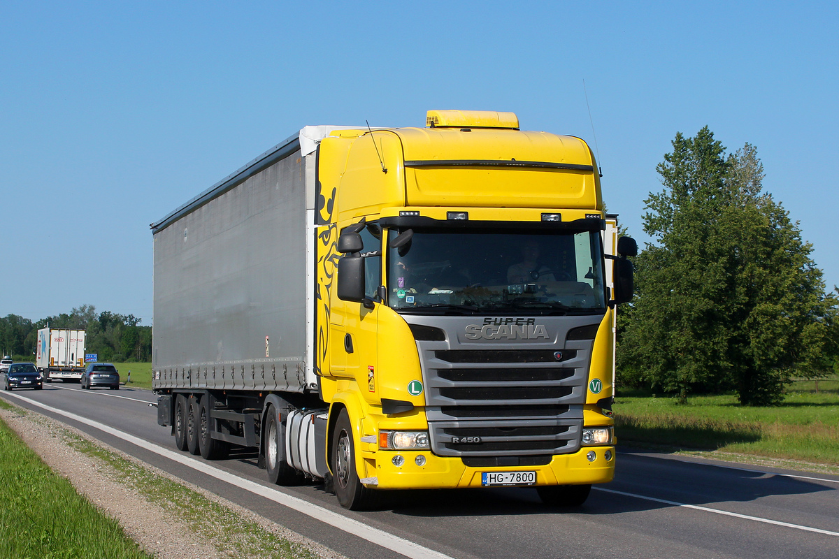 Латвия, № HG-7800 — Scania ('2013) R450