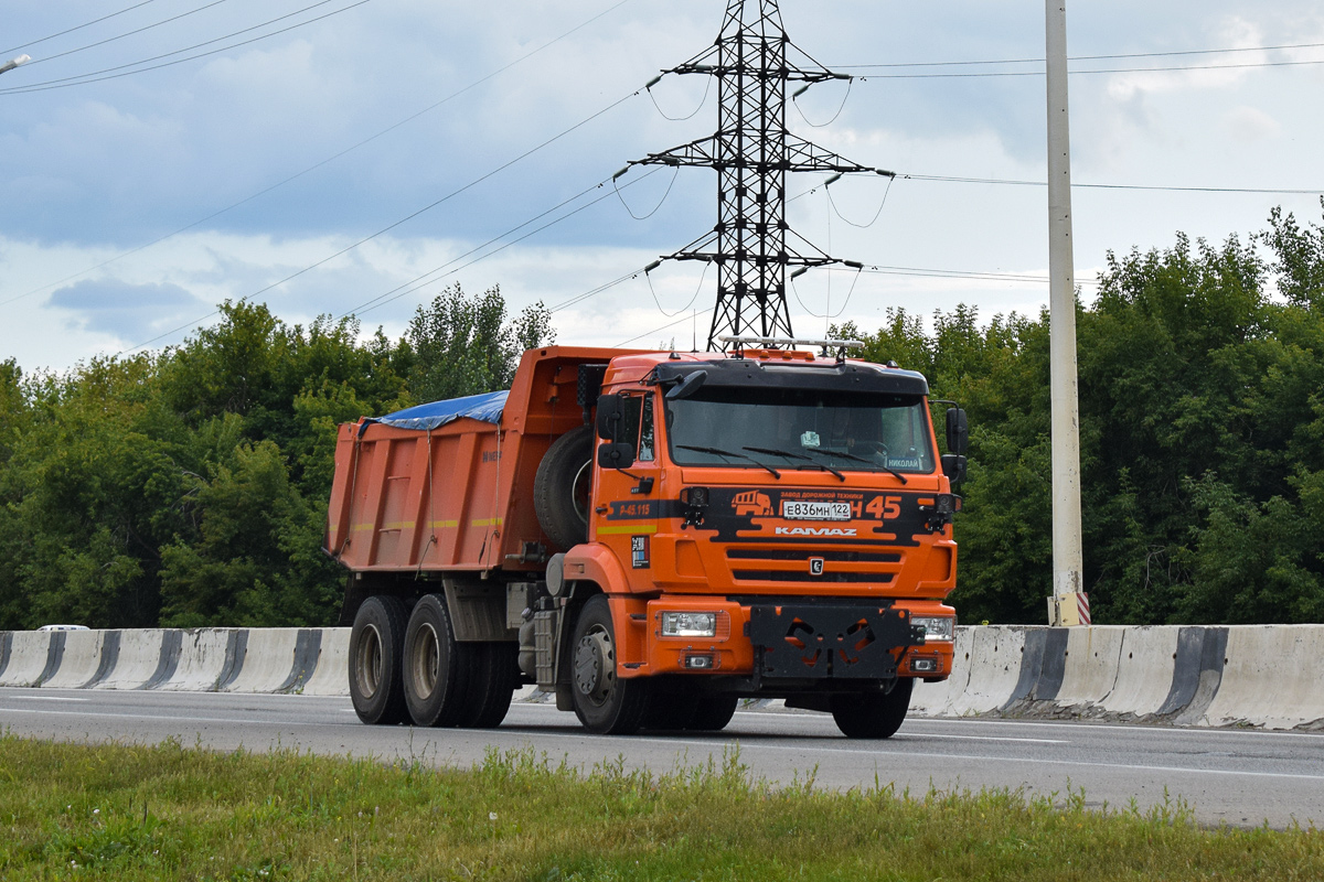 Алтайский край, № Е 836 МН 122 — КамАЗ-65115-A5(48)