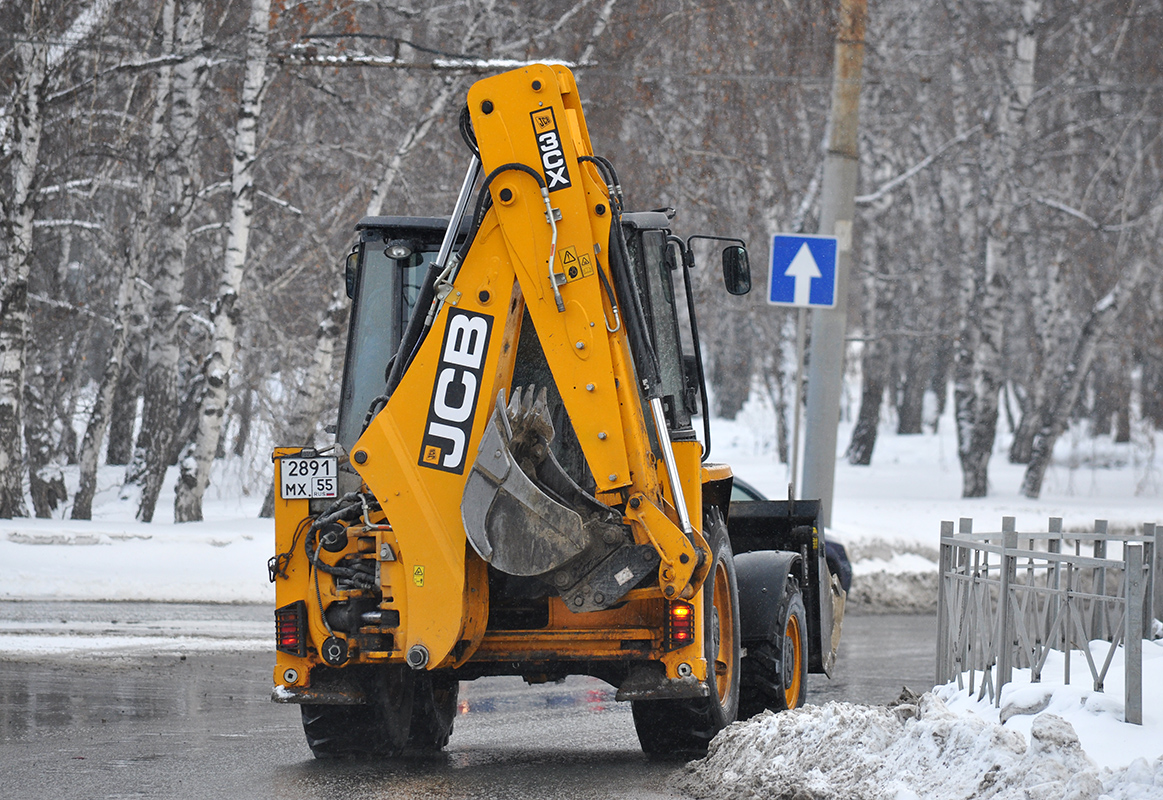 Омская область, № 2891 МХ 55 — JCB 3CX
