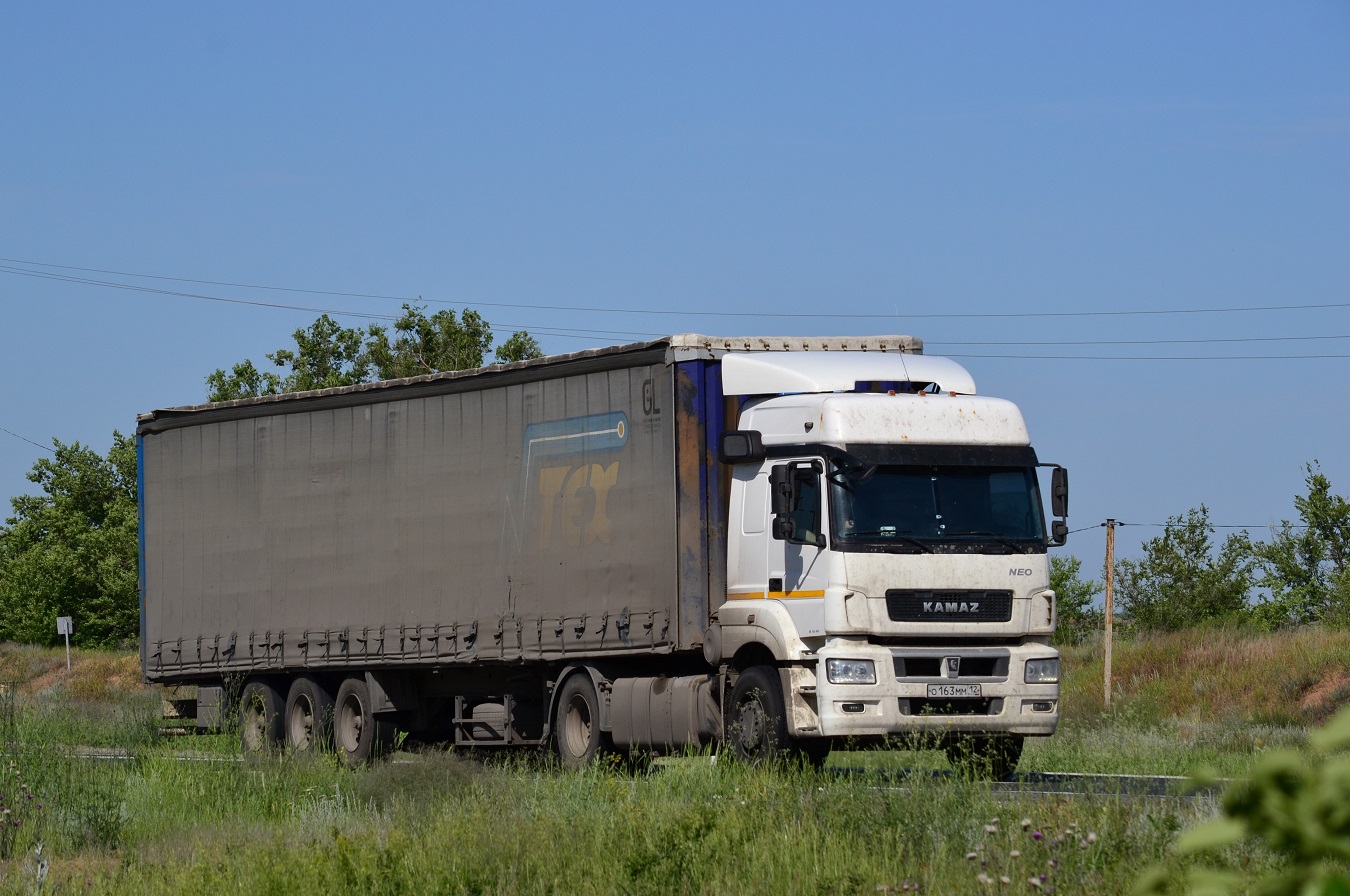 Марий Эл, № О 163 ММ 12 — КамАЗ-5490-S5(87)