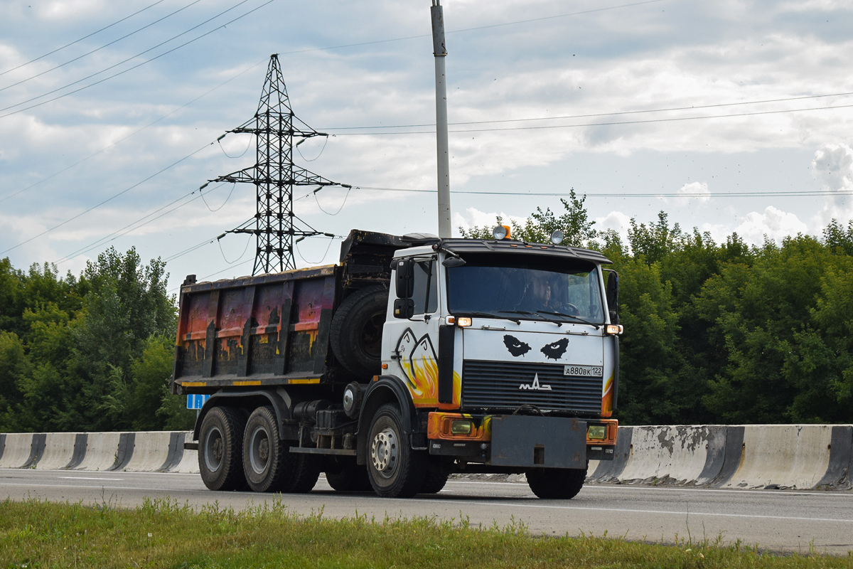 Алтайский край, № А 880 ВК 122 — МАЗ-551605