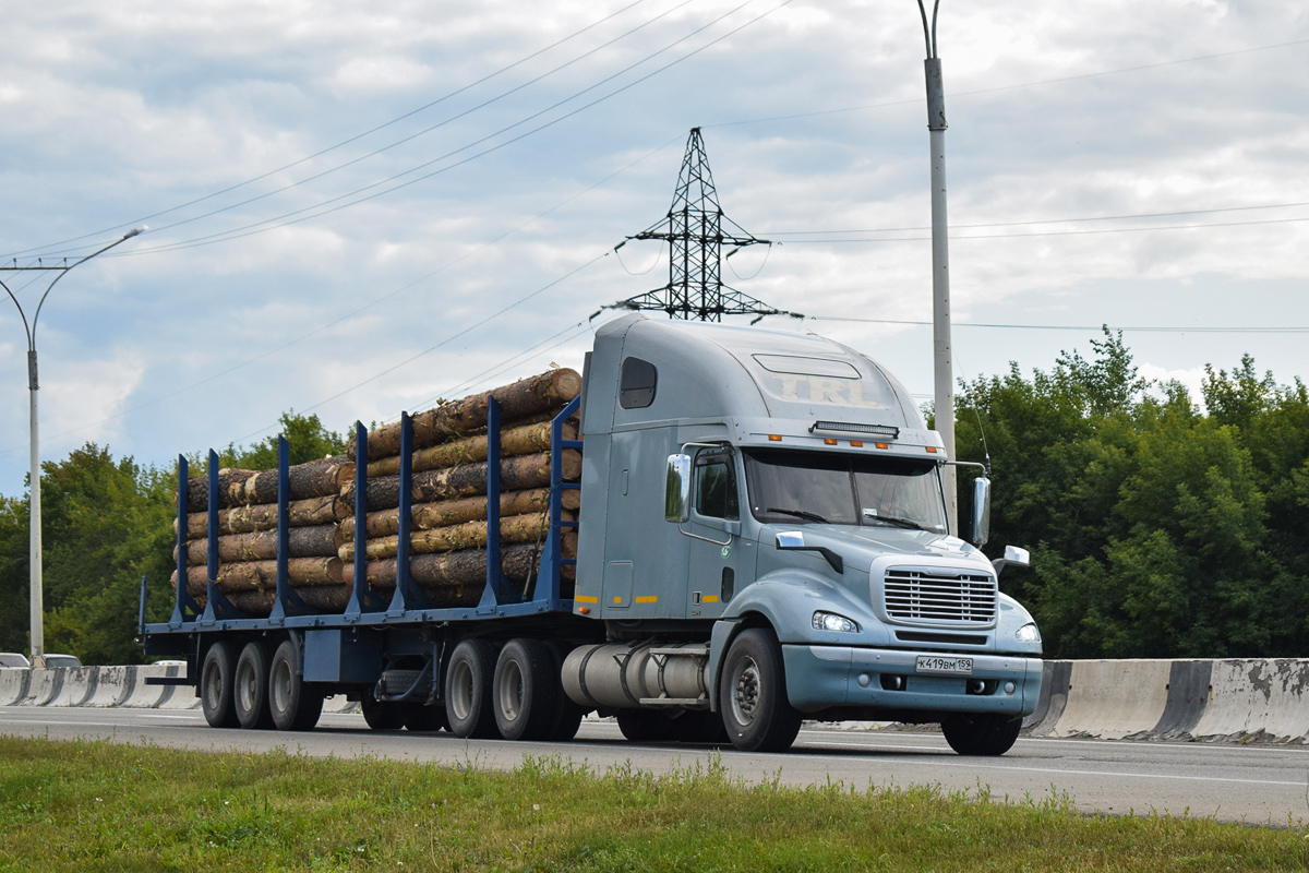 Пермский край, № К 419 ВМ 159 — Freightliner Columbia