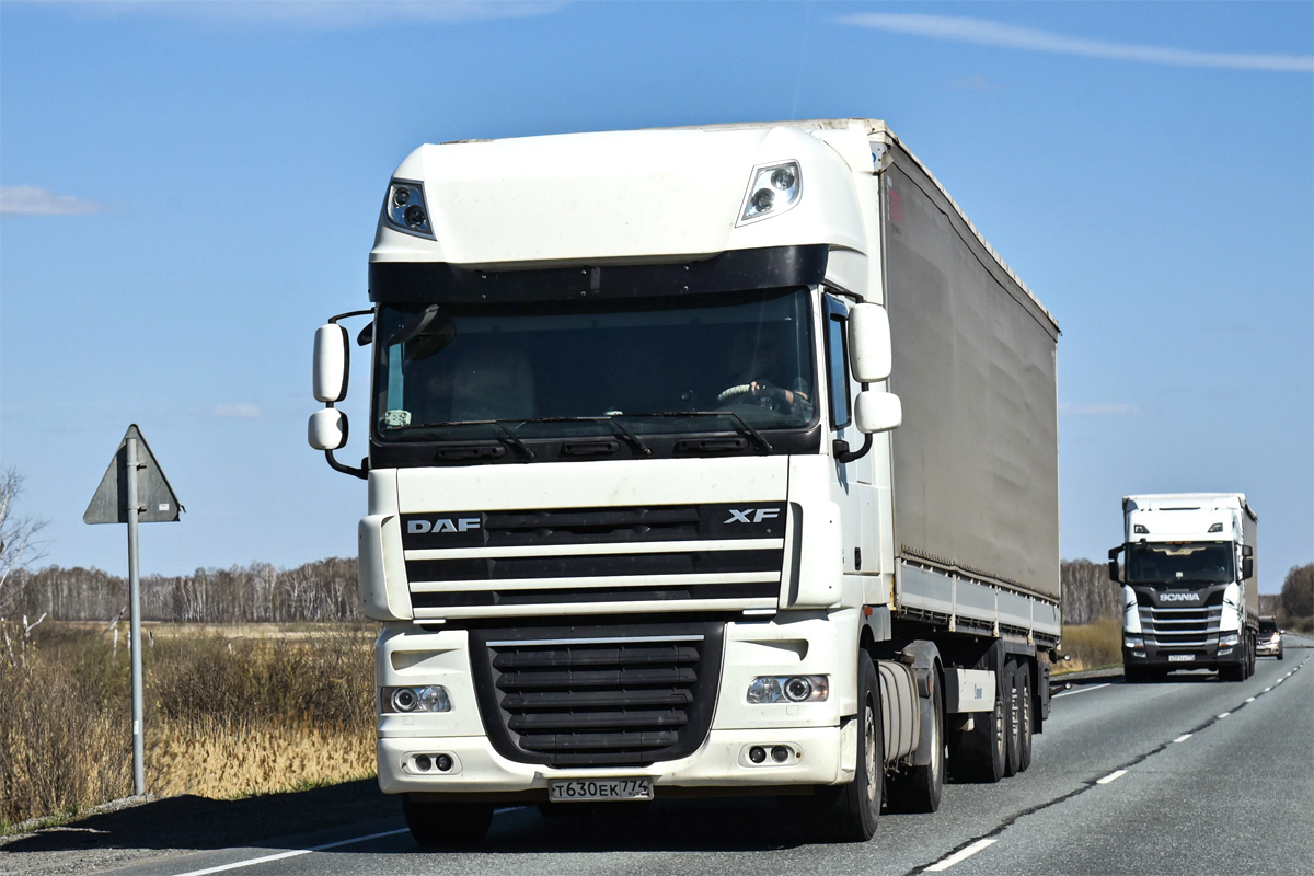 Челябинская область, № Т 630 ЕК 774 — DAF XF105 FT