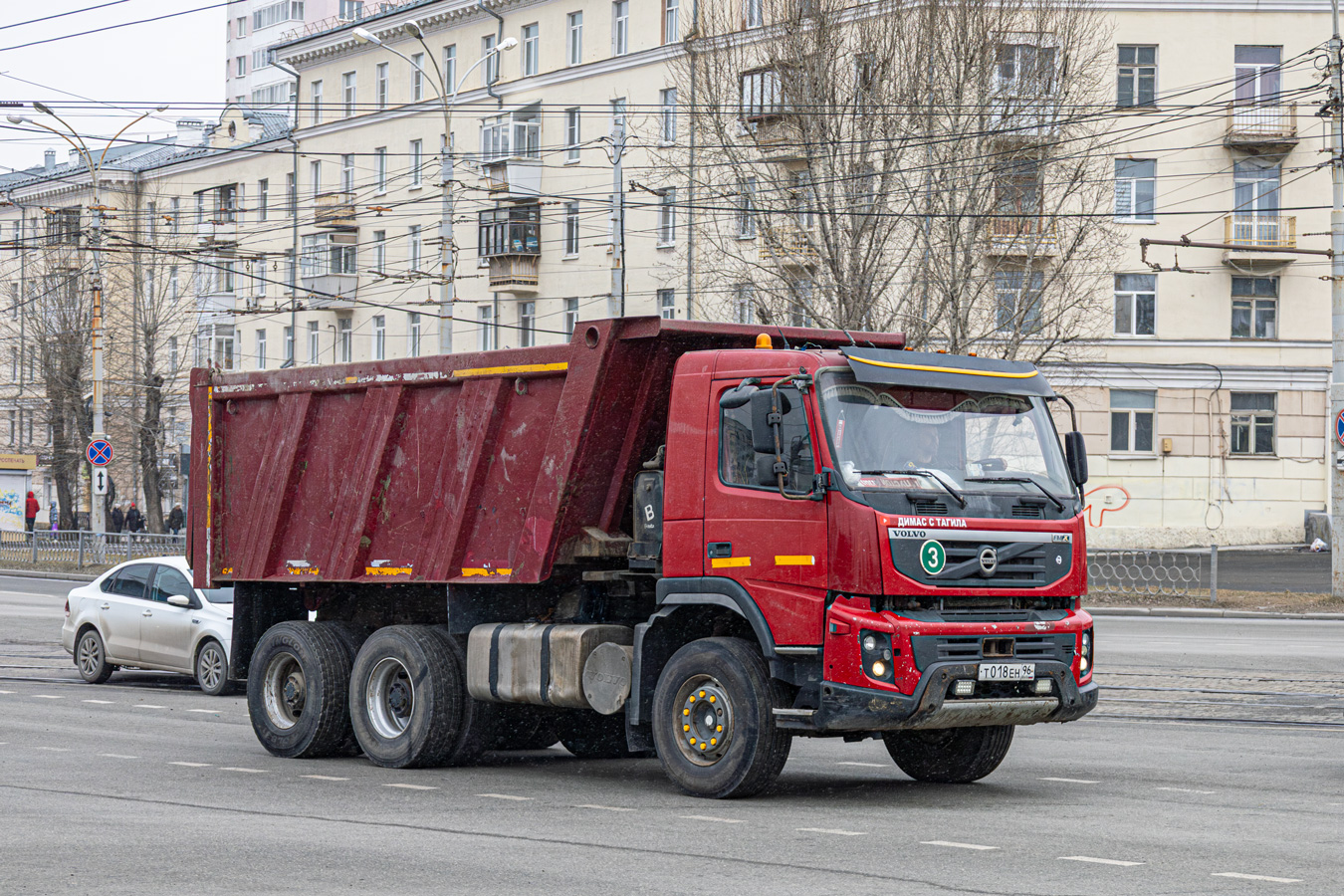 Свердловская область, № Т 018 ЕН 96 — Volvo ('2010) FMX.400 [X9P]